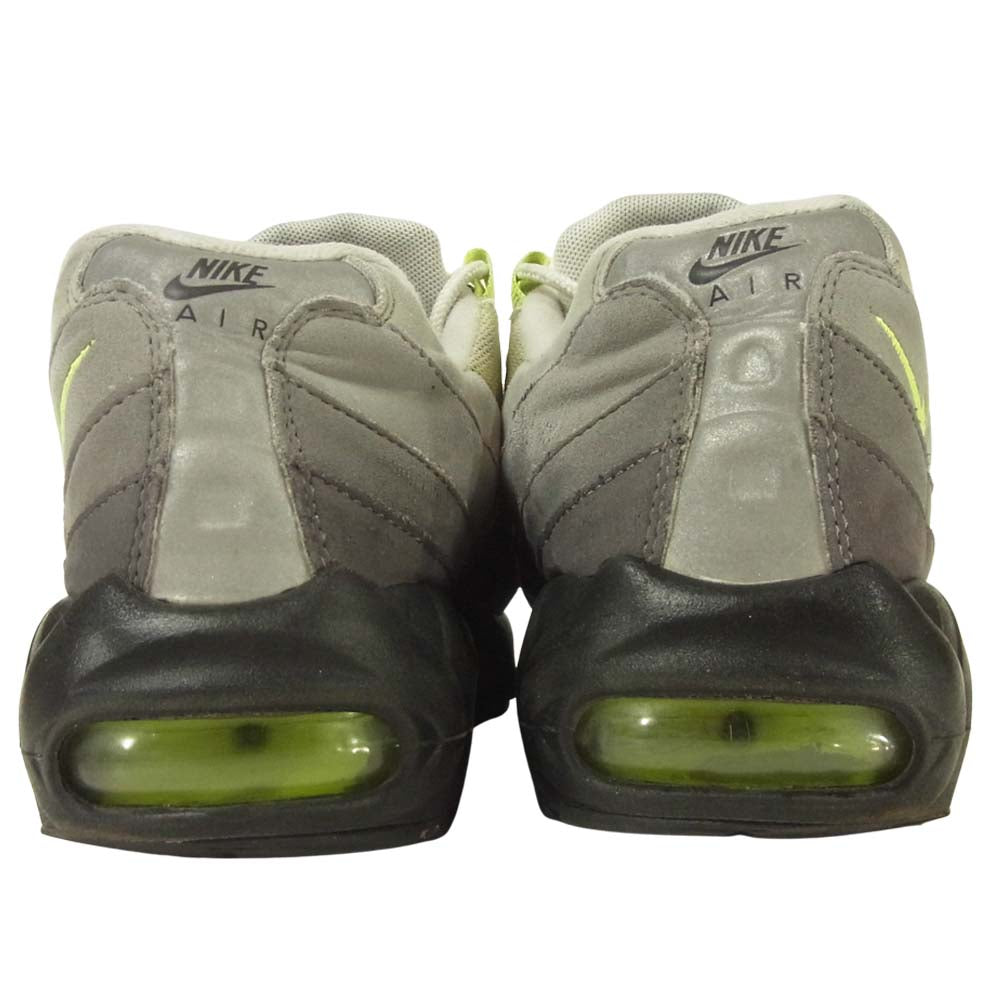 NIKE ナイキ 554970-071 AIR MAX 95 OG black volt エアマックス イエローグラデーション スニーカー グレー系 27cm【中古】
