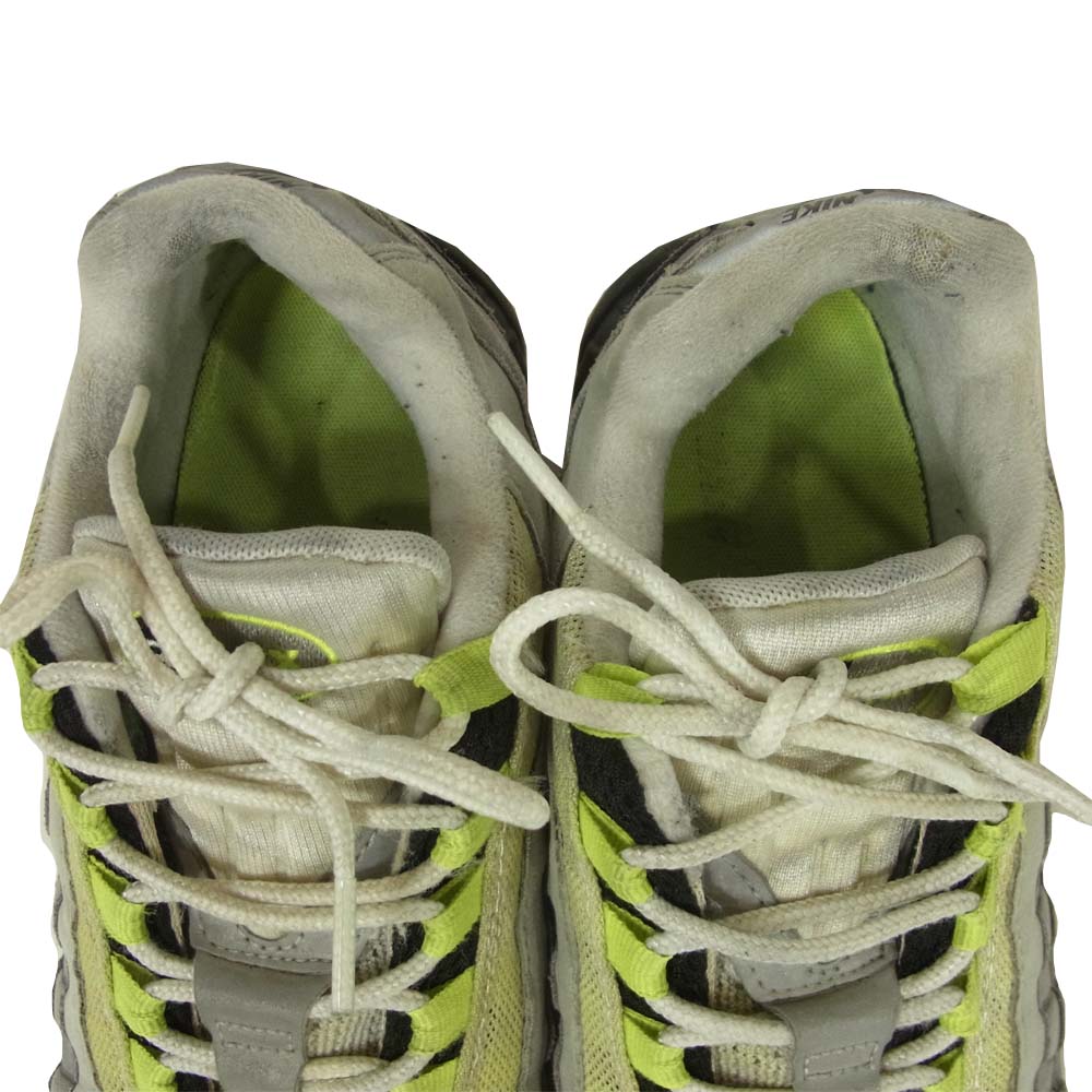 NIKE ナイキ 554970-071 AIR MAX 95 OG black volt エアマックス イエローグラデーション スニーカー グレー系 27cm【中古】
