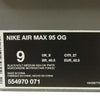 NIKE ナイキ 554970-071 AIR MAX 95 OG black volt エアマックス イエローグラデーション スニーカー グレー系 27cm【中古】