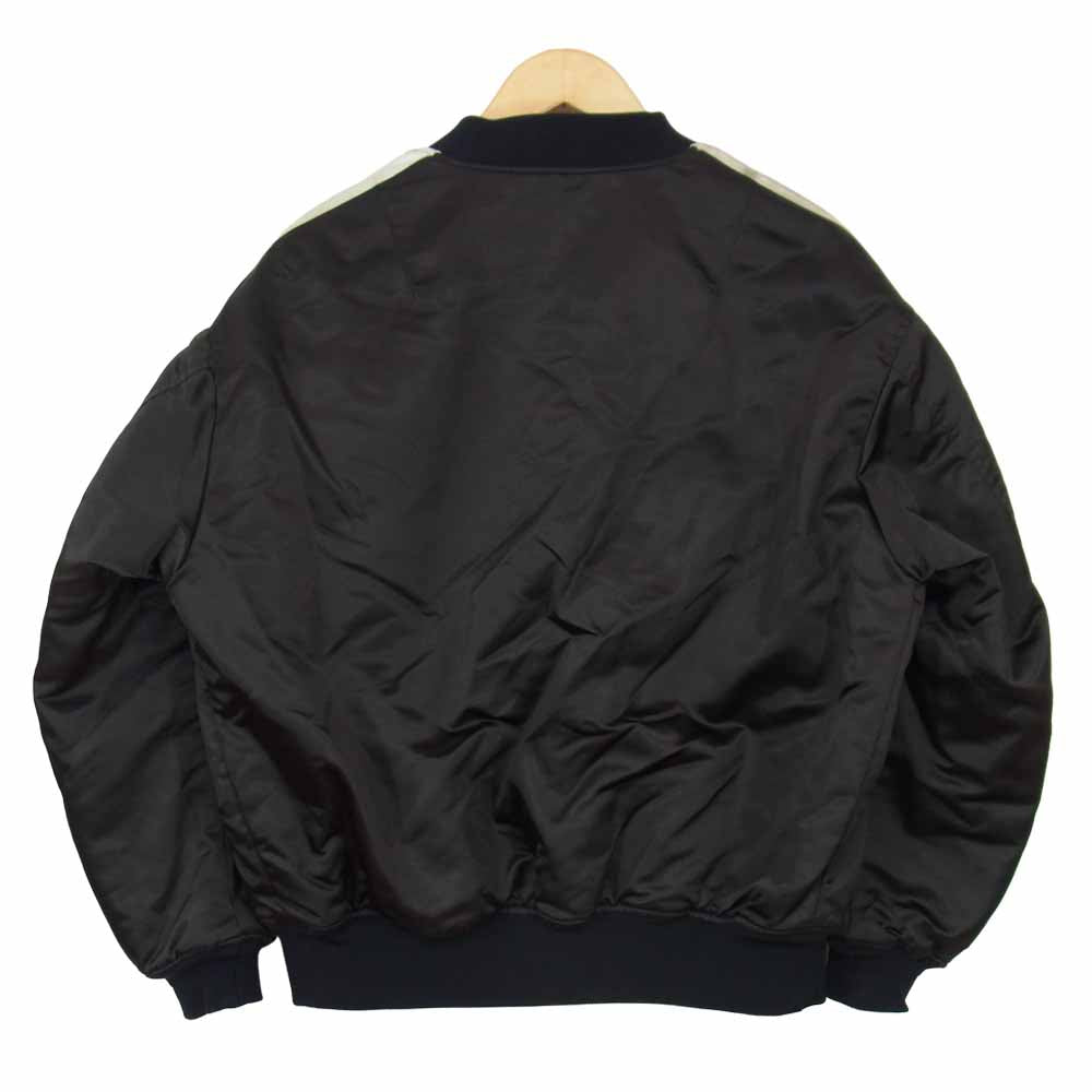 TATRAS タトラス × LUCIO VANOTTI ルーチョバノッティ MA-?1 サテン ベロア リバーシブル フライトジャケット ブラック系 01【中古】