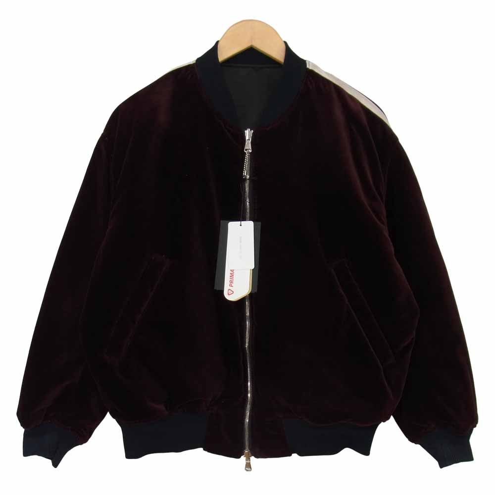 TATRAS タトラス × LUCIO VANOTTI ルーチョバノッティ MA-?1 サテン ベロア リバーシブル フライトジャケット ブラック系 01【中古】