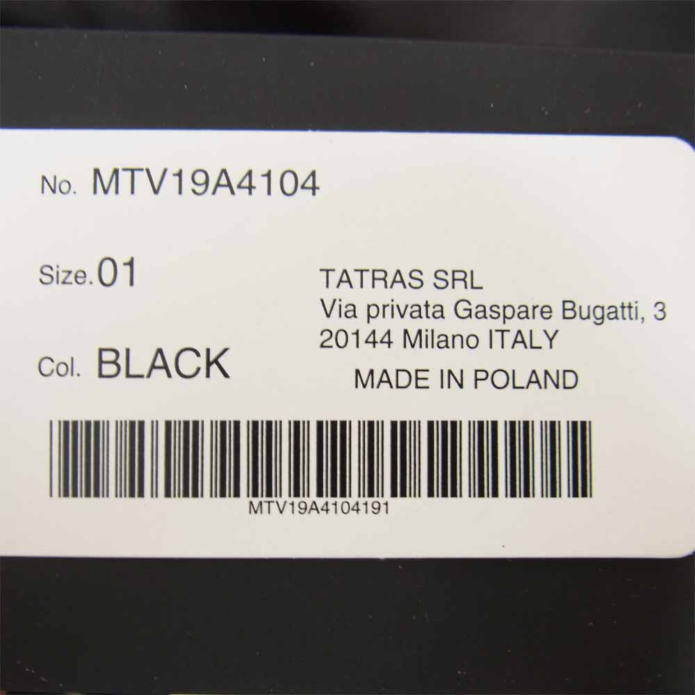 TATRAS タトラス × LUCIO VANOTTI ルーチョバノッティ MA-?1 サテン ベロア リバーシブル フライトジャケット ブラック系 01【中古】