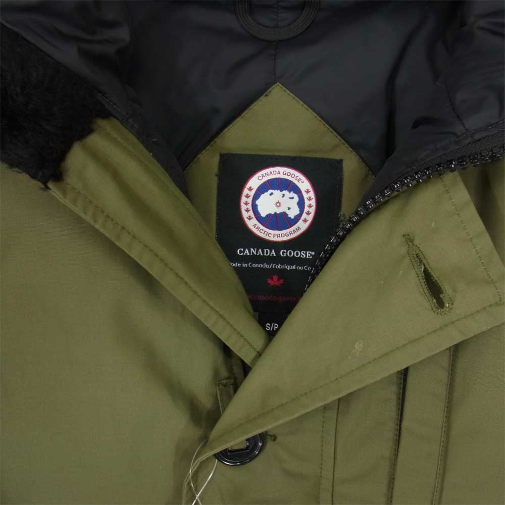 CANADA GOOSE カナダグース 3455JMB R 国内正規品 AMERICAN RAG CIE アメリカンラグシー 別注 KINGSTON キングストン ブラックラベル ダウン ジャケット カーキ系 S/P【中古】