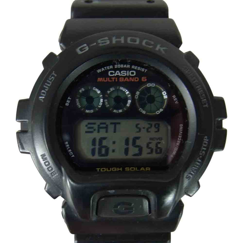 G-SHOCK ジーショック GW-6900 電波ソーラー 腕時計 ブラック系【中古】