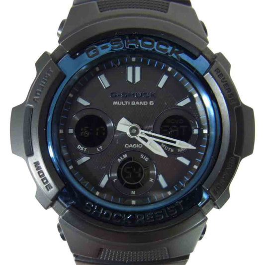 G-SHOCK ジーショック AWG-M100A 電波ソーラー 腕時計 ブラック系【中古】