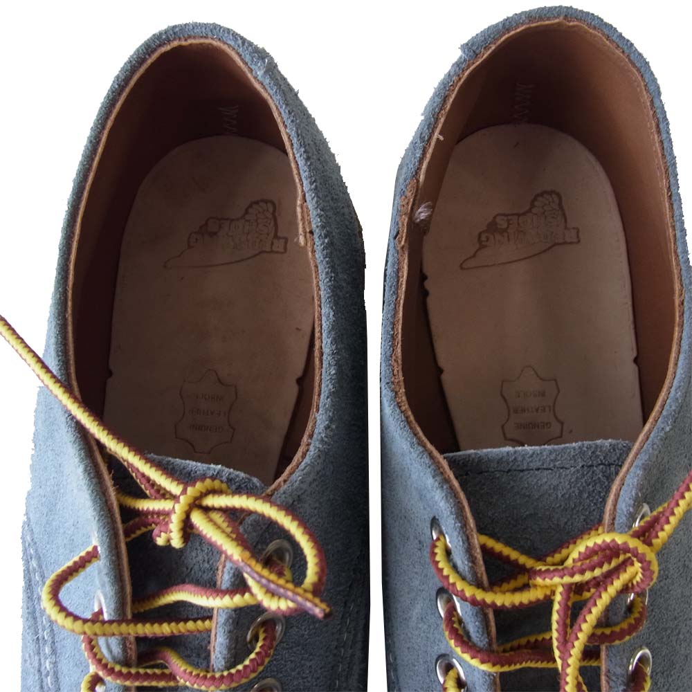 RED WING レッドウィング 8101 WORK OXFORD ワーク オックスフォード アイリッシュセッター SLATE BLUE 26.5【新古品】【未使用】【中古】