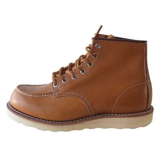 RED WING レッドウィング 9975 未使用 6inch CLASSIC MOC TOE モックトゥ ゴールドラセットセコイア ライトブラウン系 7.5【極上美品】【中古】