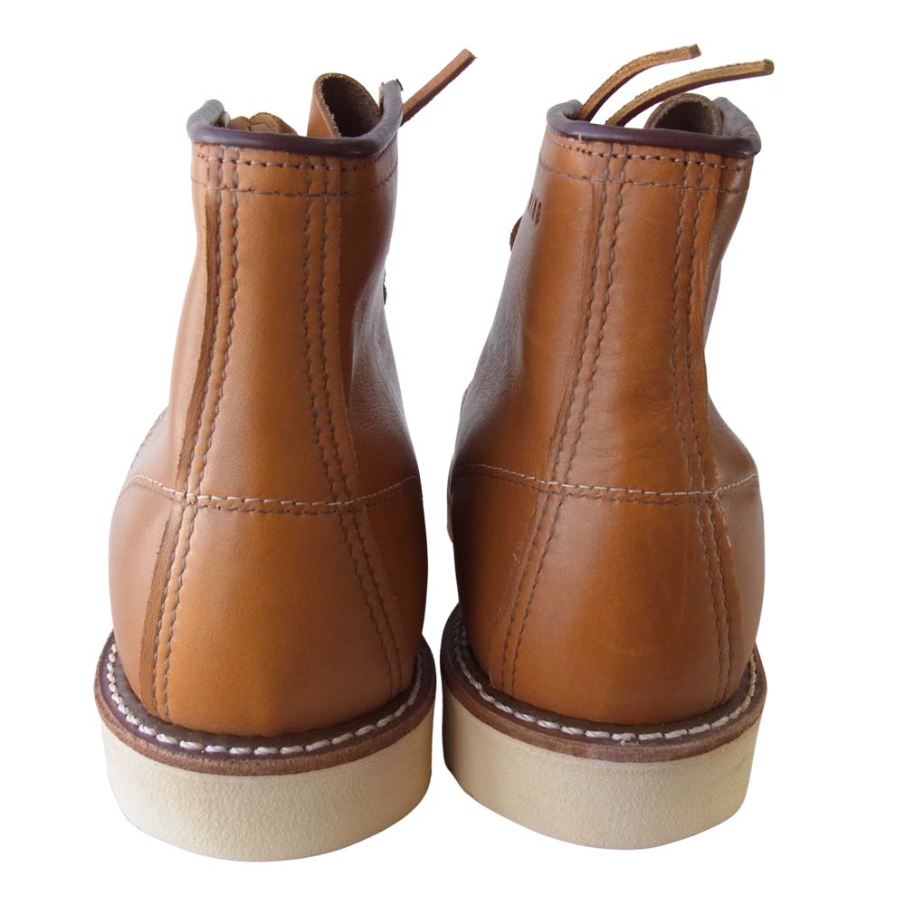 RED WING レッドウィング 9975 未使用 6inch CLASSIC MOC TOE モックトゥ ゴールドラセットセコイア ライトブラウン系 7.5【極上美品】【中古】