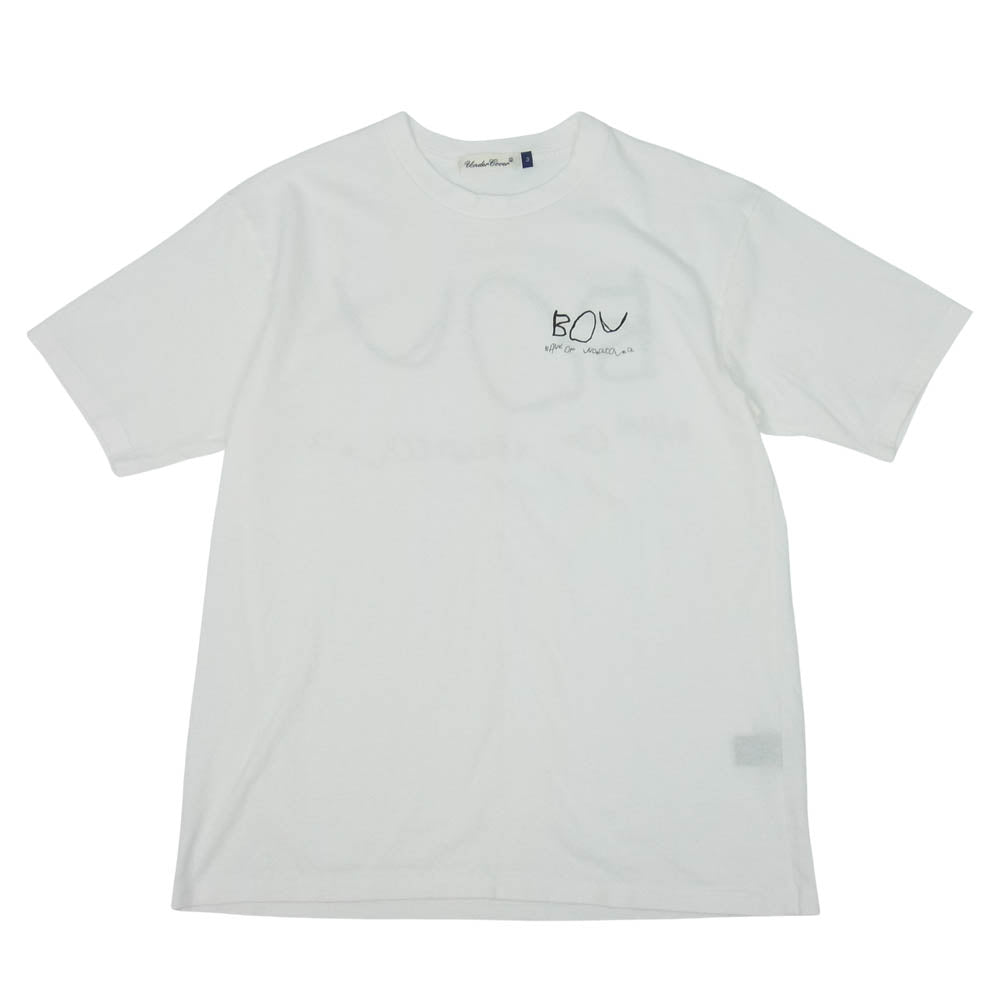 UNDERCOVER アンダーカバー BOU BANK OF UNDERCOVER プリント 半袖 Tシャツ ホワイト系 3【中古】
