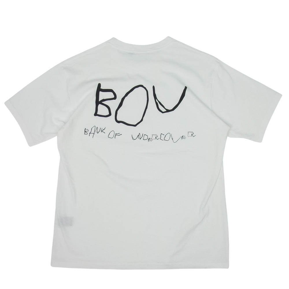 UNDERCOVER アンダーカバー BOU BANK OF UNDERCOVER プリント 半袖 Tシャツ ホワイト系 3【中古】
