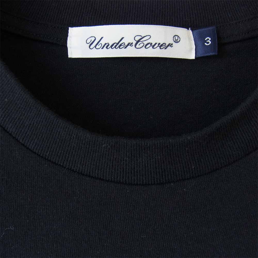 UNDERCOVER アンダーカバー UCY3805 FABLE プリント 半袖 Tシャツ ブラック系 3【極上美品】【中古】