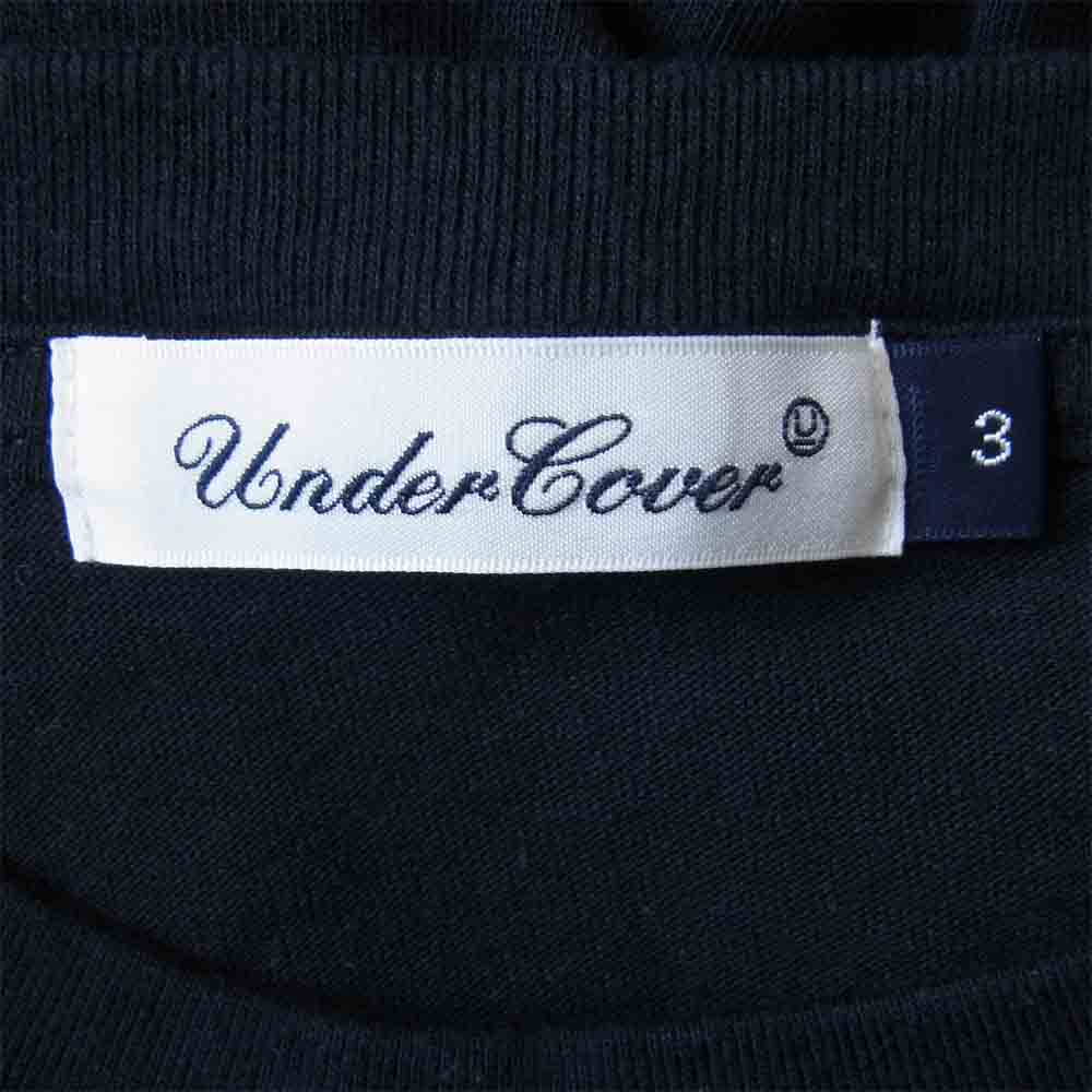 UNDERCOVER アンダーカバー UCY3805 FABLE プリント 半袖 Tシャツ ブラック系 3【極上美品】【中古】