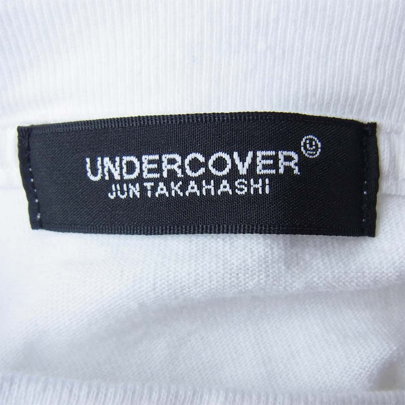 UNDERCOVER アンダーカバー UCY9809 Noise ロゴ 半袖 Tシャツ ホワイト系 3【極上美品】【中古】