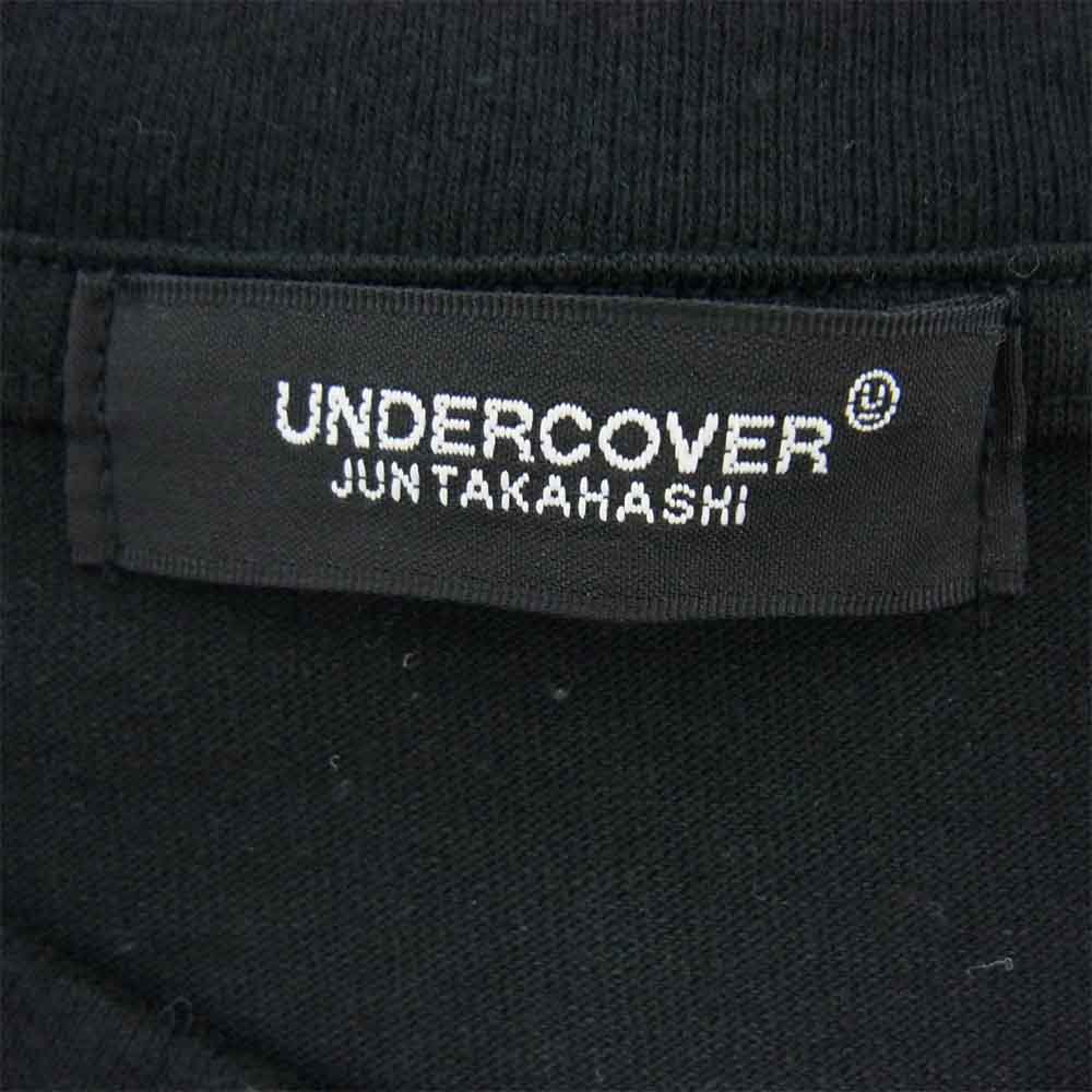UNDERCOVER アンダーカバー UCY9807 ロゴ プリント 半袖 Tシャツ ブラック系 3【極上美品】【中古】