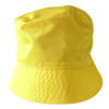 PRADA プラダ ロゴプレート ナイロン バケットハット イエロー系 M【美品】【中古】