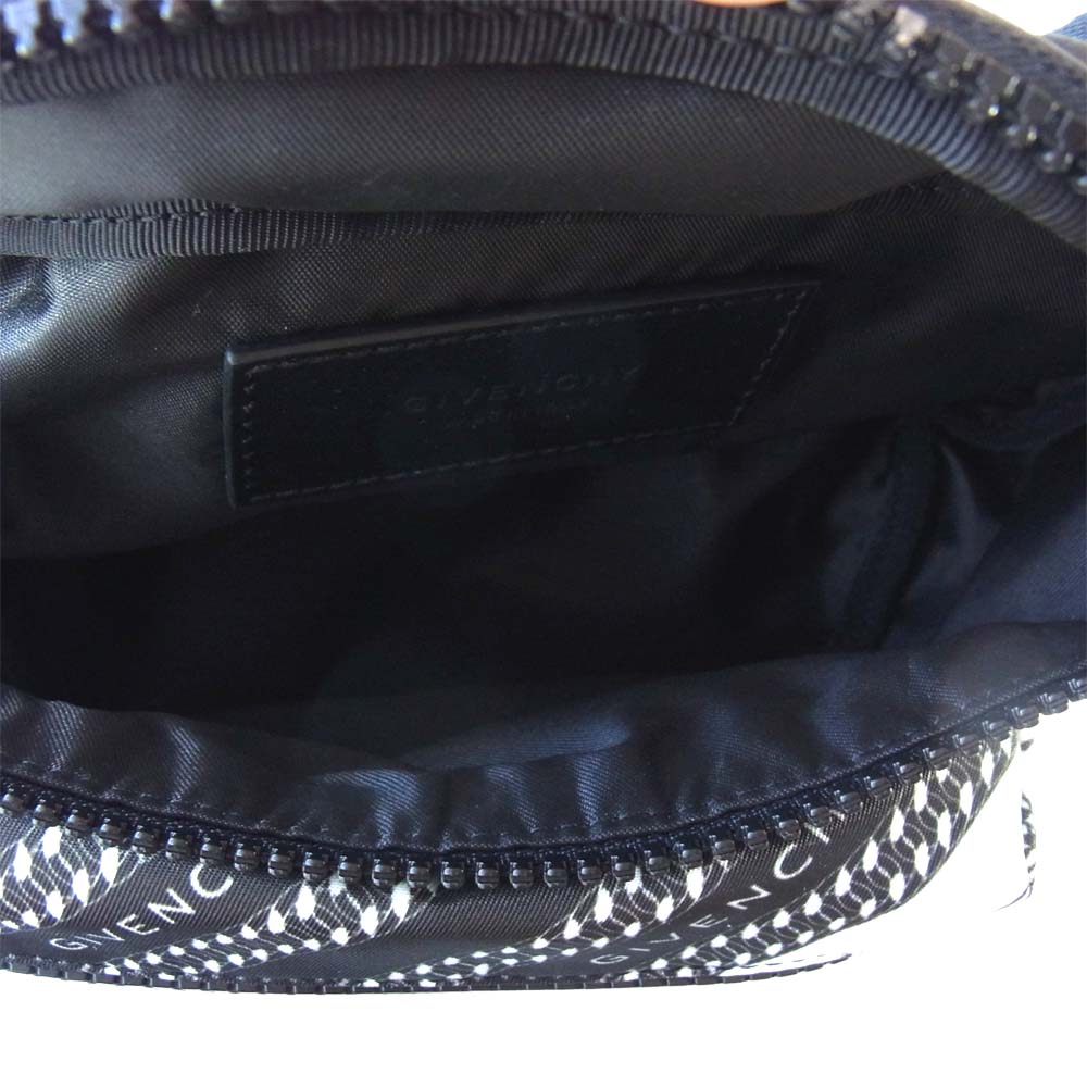 GIVENCHY ジバンシィ BK5037K12F-004 LIGHT 3 BUM BAG ボディ バッグ 白×黒【美品】【中古】
