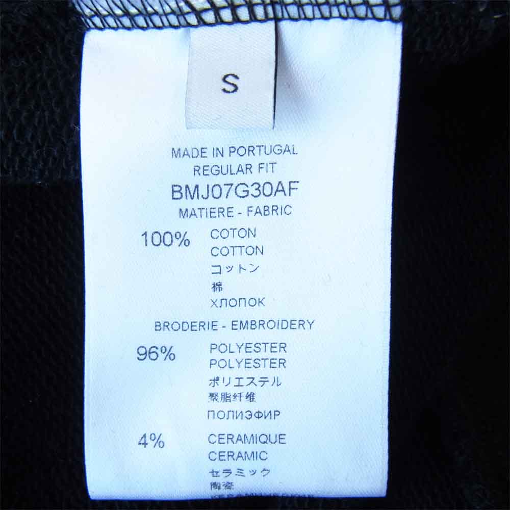GIVENCHY ジバンシィ BMJ07G30AF 国内正規品 REFRACTED エンブロイダリー フーディー パーカー ブラック系 S【中古】