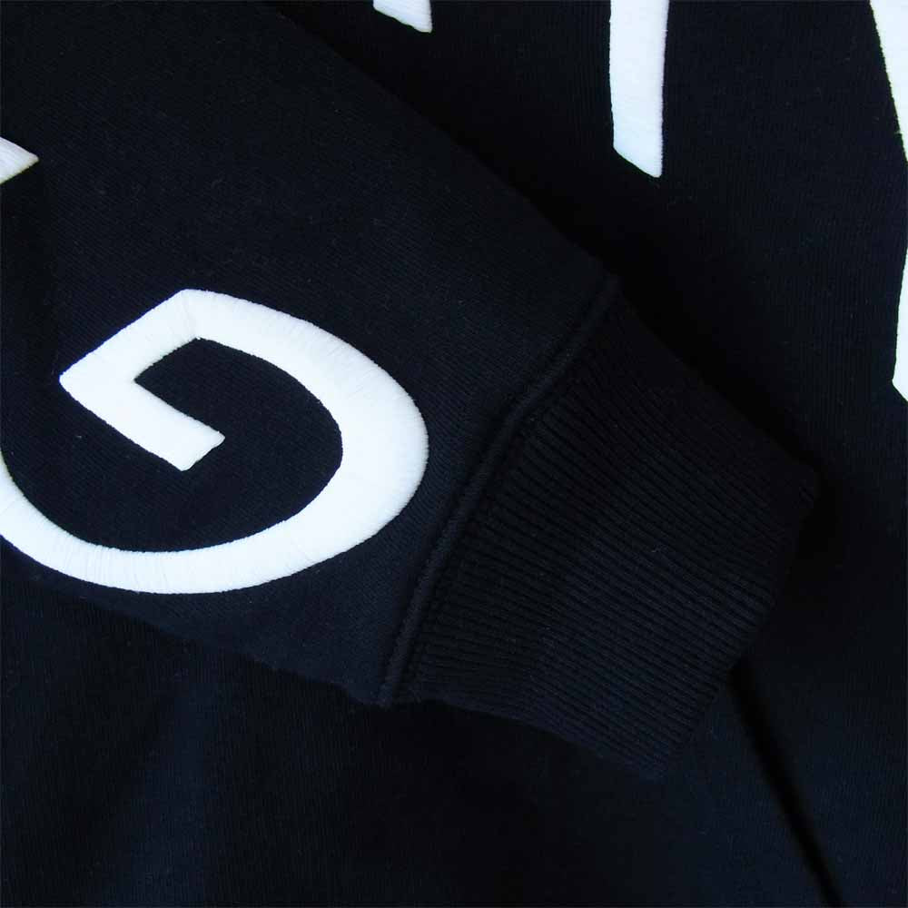 GIVENCHY ジバンシィ BMJ07G30AF 国内正規品 REFRACTED エンブロイダリー フーディー パーカー ブラック系 S【中古】
