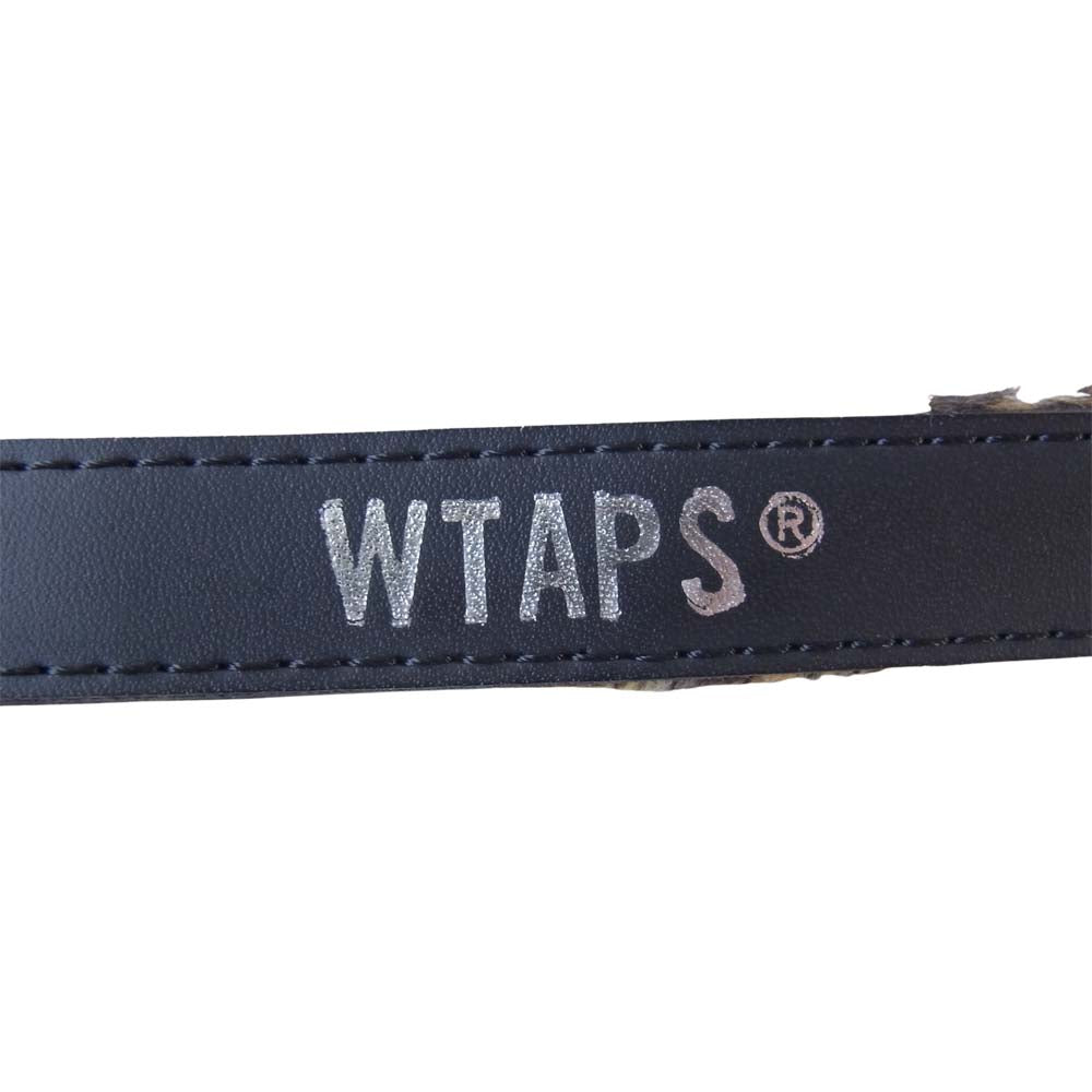 WTAPS ダブルタップス 18AW BELT 豹柄 レオパード ヒョウ柄 ベルト ベージュ系【中古】