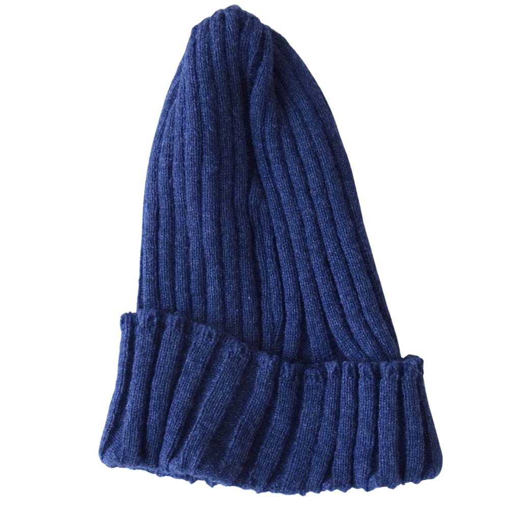 WTAPS ダブルタップス 122RPDT-HT01S FITS ALL BEANIE WOOL ビーニー ウール ニットキャップ ネイビー ネイビー系 F【中古】