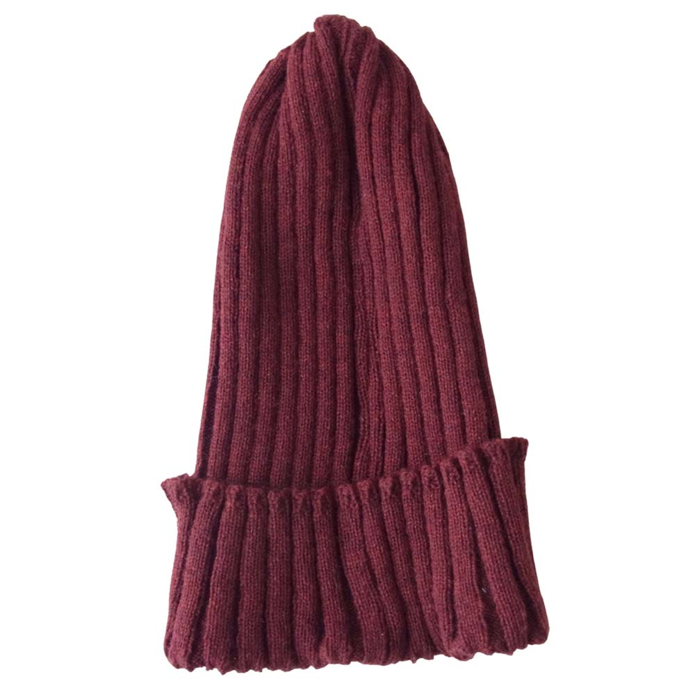 WTAPS ダブルタップス 122RPDT-HT01S FITS ALL BEANIE WOOL ビーニー ウール ニットキャップ エンジ エンジ系 F【中古】