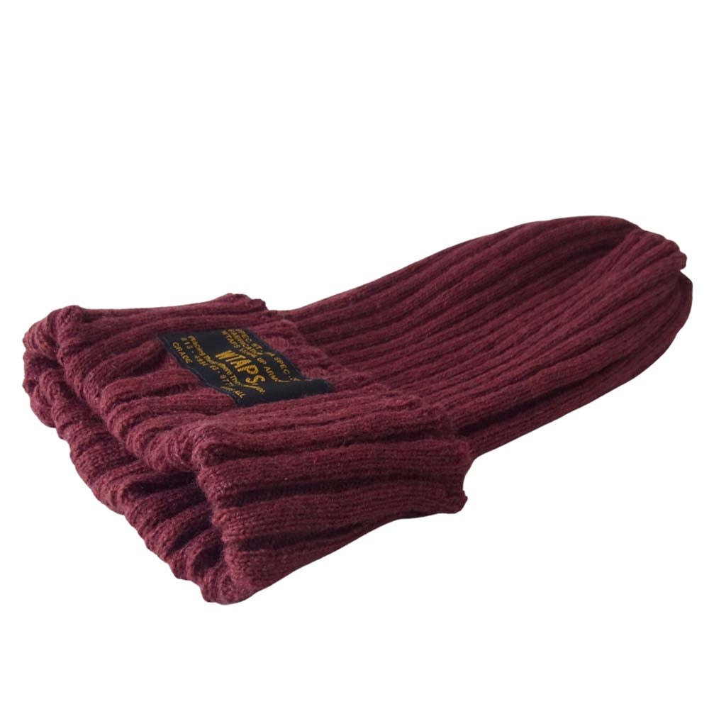 WTAPS ダブルタップス 122RPDT-HT01S FITS ALL BEANIE WOOL ビーニー ウール ニットキャップ エンジ エンジ系 F【中古】