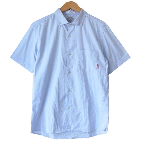 WTAPS ダブルタップス 141SPDT-SHM06 × トーマスメイソン THOMAS MASON S/S オックスフォード ボタンダウンシャツ ブルー系 S【中古】