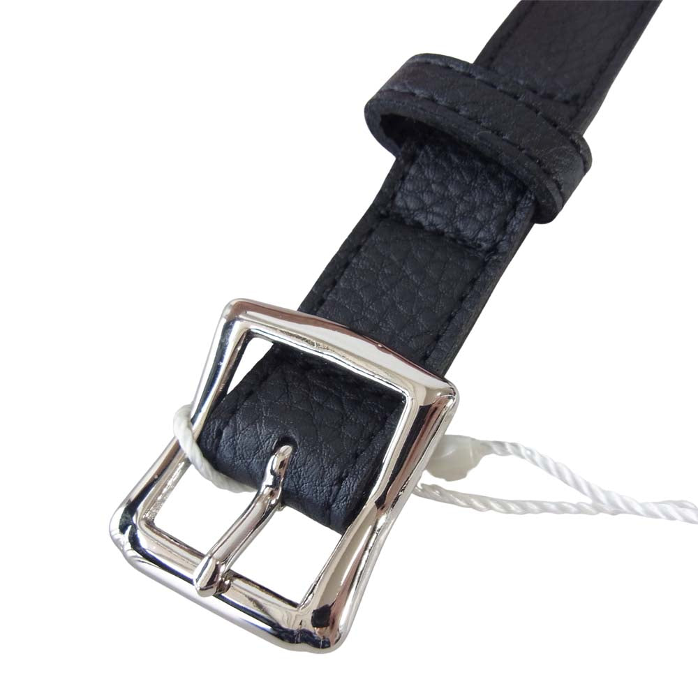 WTAPS ダブルタップス 181MYDT-AC01 BELT フェイクレザー ベルト ブラック系 M【美品】【中古】