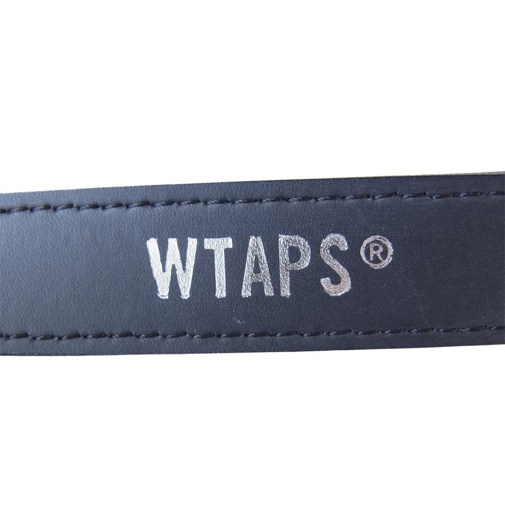 WTAPS ダブルタップス 181MYDT-AC01 BELT フェイクレザー ベルト ブラック系 M【美品】【中古】