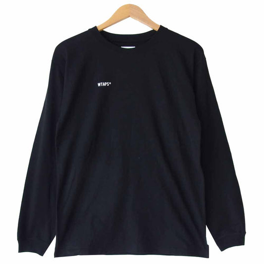 WTAPS ダブルタップス 20AW 40PCT / UPARMORED プリント 長袖 Tシャツ ブラック系 1【中古】