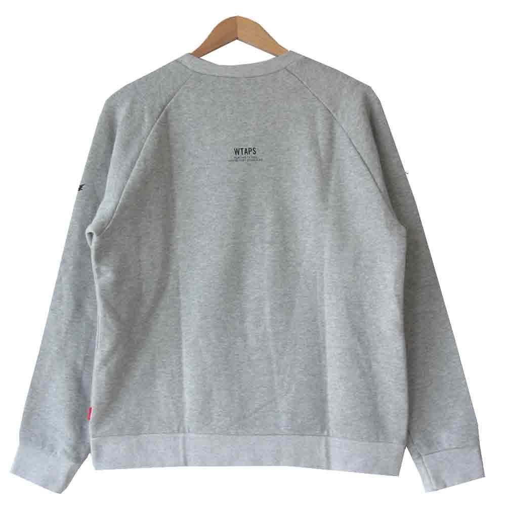 WTAPS ダブルタップス 15AW URBAN TERRITORY クルーネック スウェット グレー系 S【中古】
