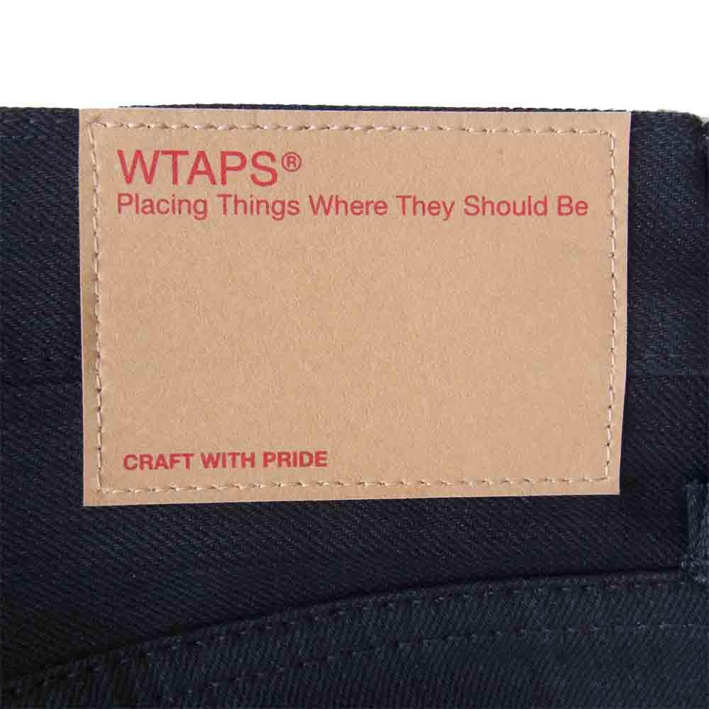 WTAPS ダブルタップス 17SS 171GWDT-PTM08 BLUES VERY SKINNY RAW ブラック スキニー デニム パンツ ブラック系 M【極上美品】【中古】