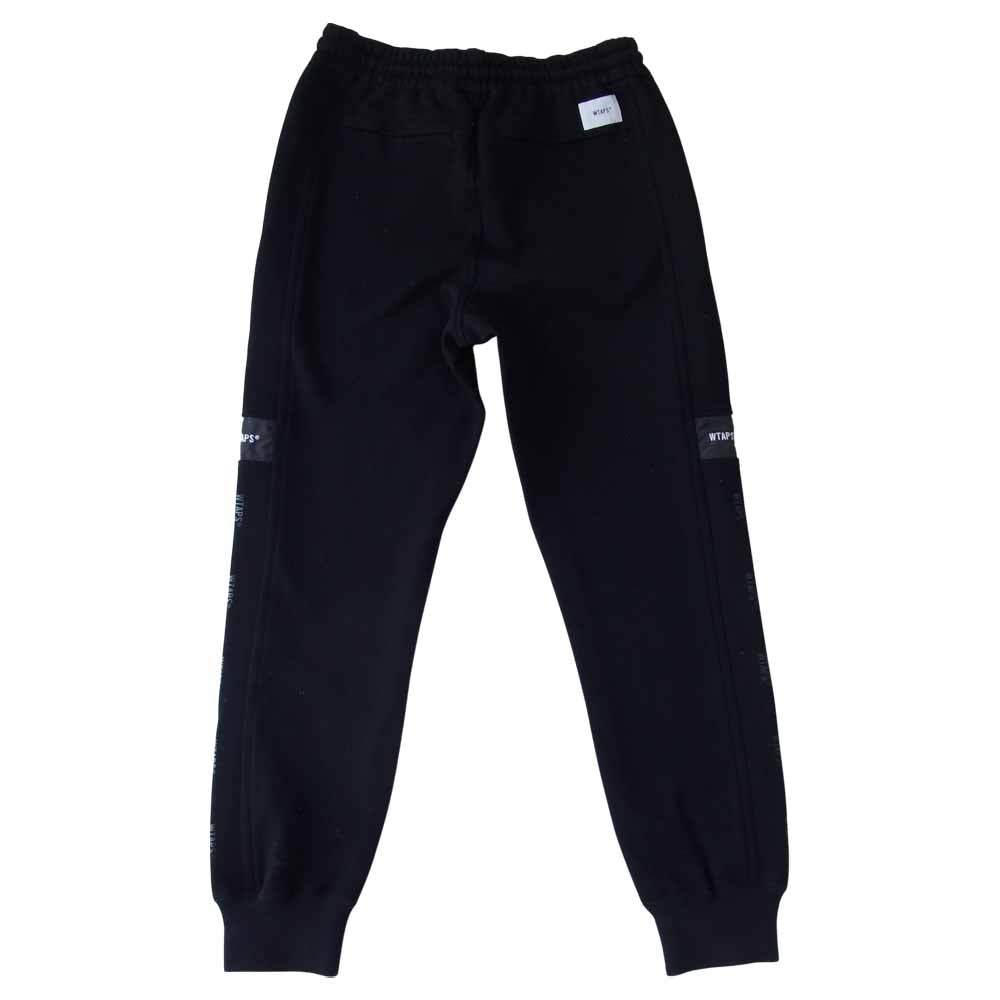 WTAPS ダブルタップス 18AW 182ATDT-CSM17 DEALER TROUSERS スウェット パンツ ブラック系 1【中古】