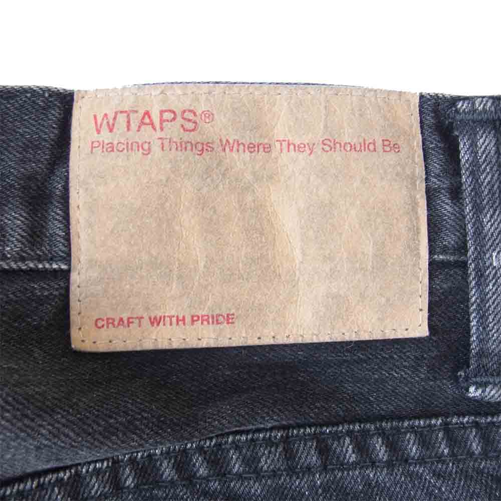 WTAPS ダブルタップス 17SS 171WVDT-PTM04 BLUES VERY SKINNY TRASH ダメージ加工 スキニー デニム ブラック系 M【中古】