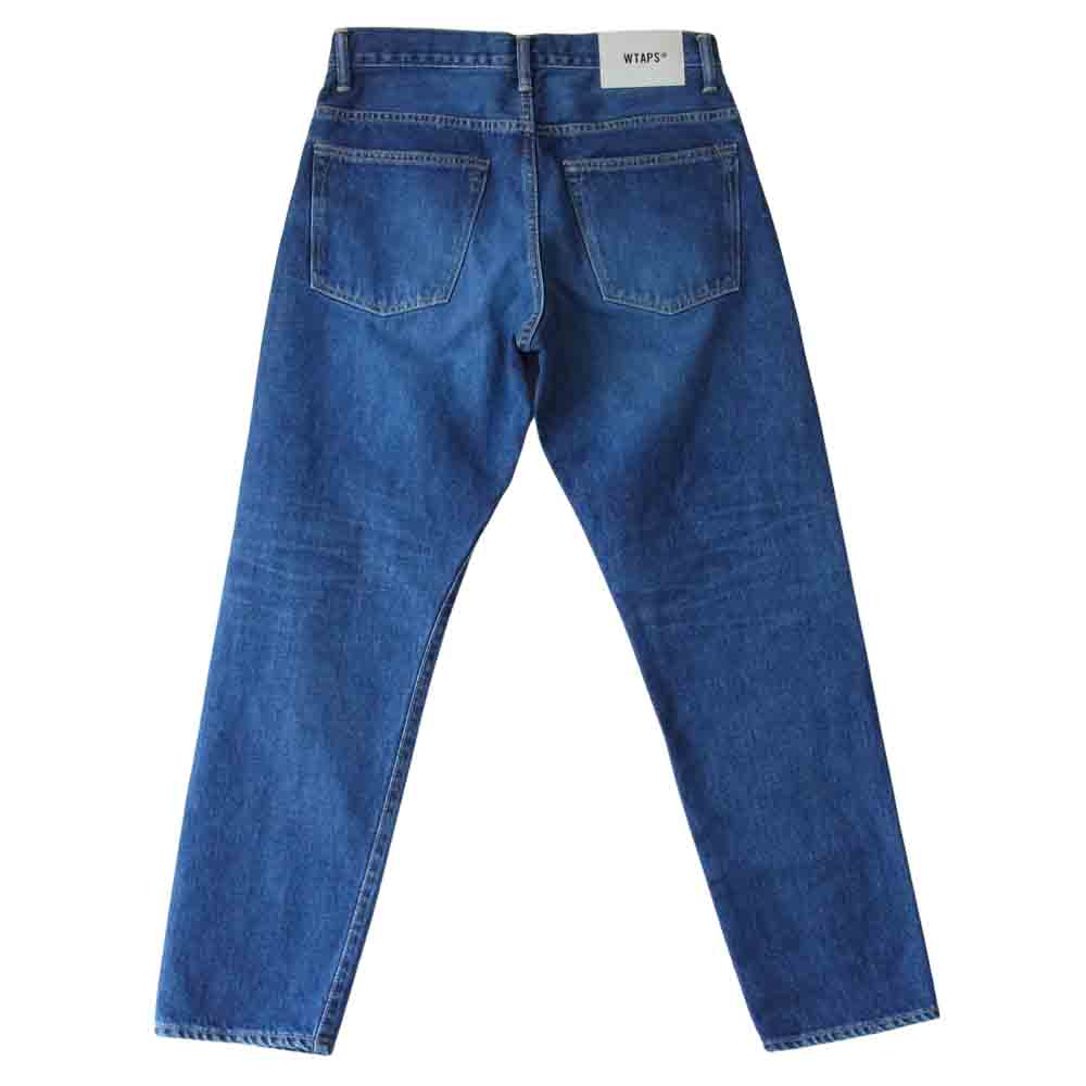 WTAPS ダブルタップス 18SS 181WVDT-PTM01 BAGGIE WASHED TROUSERS ウォッシュ加工 テーパード デニム パンツ インディゴブルー系 1【中古】