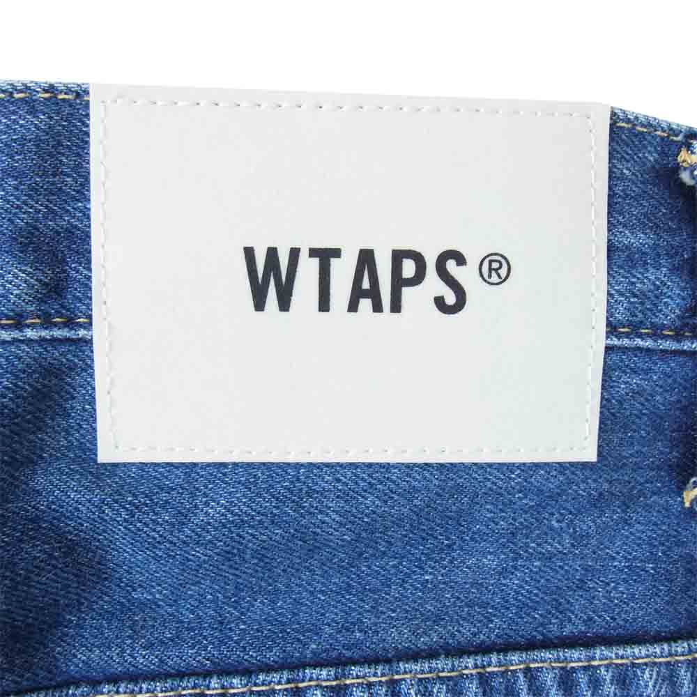 WTAPS ダブルタップス 18SS 181WVDT-PTM01 BAGGIE WASHED TROUSERS ウォッシュ加工 テーパード デニム パンツ インディゴブルー系 1【中古】
