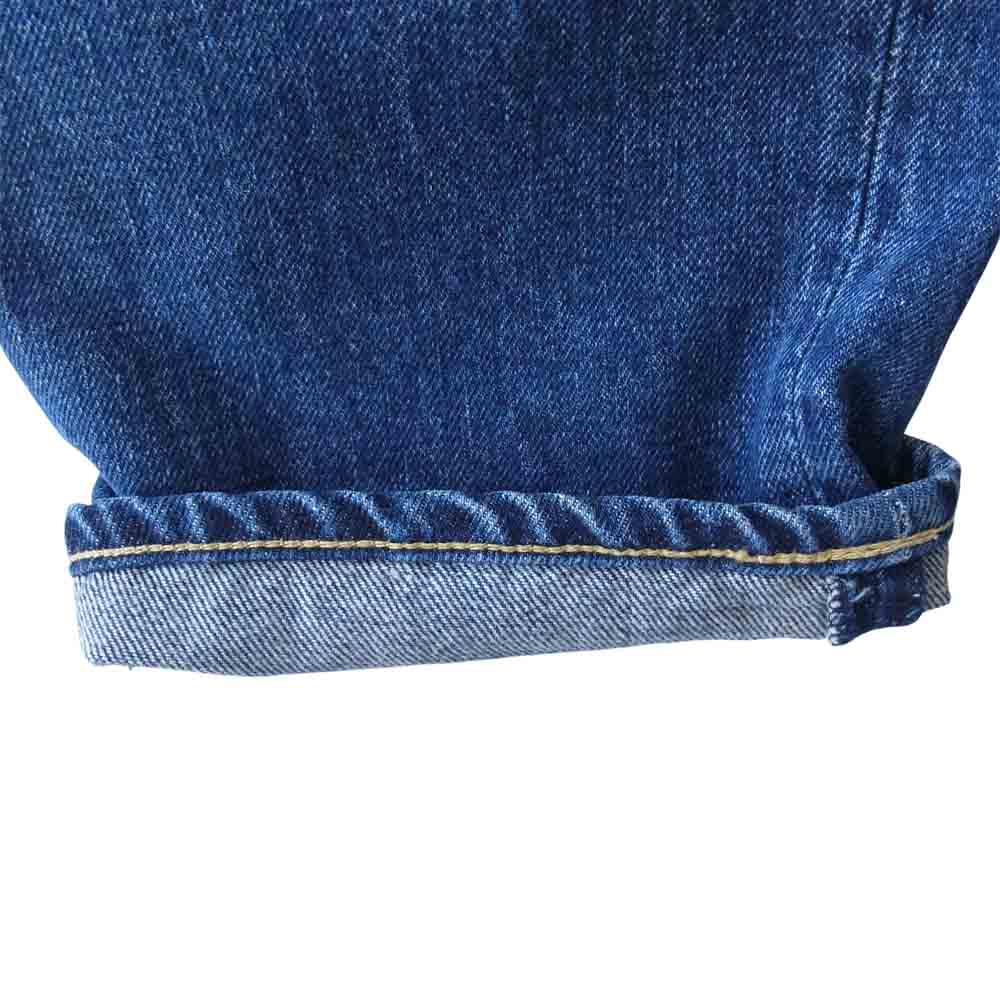 WTAPS ダブルタップス 18SS 181WVDT-PTM01 BAGGIE WASHED TROUSERS ウォッシュ加工 テーパード デニム パンツ インディゴブルー系 1【中古】