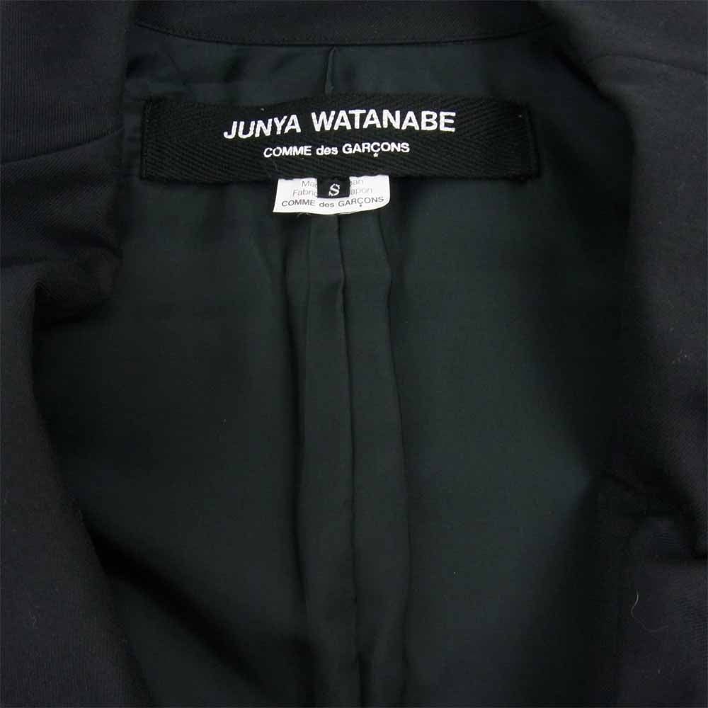 JUNYA WATANABE COMME des GARCONS ジュンヤワタナベコムデギャルソン JJ-C041 チェスター コート ブラック系 S【中古】