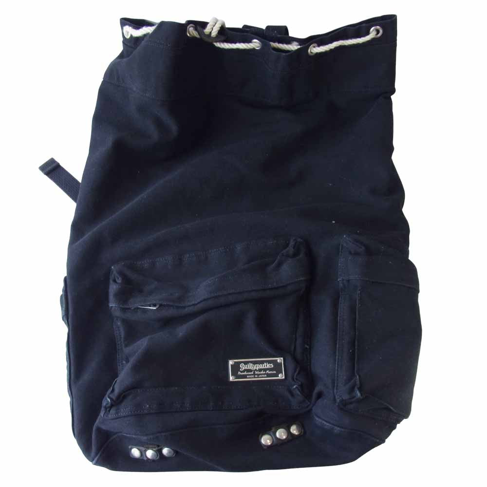 WACKO MARIA ワコマリア × PORTER ポーター ボンサック キャンバス ワンショルダー ブラック系【中古】