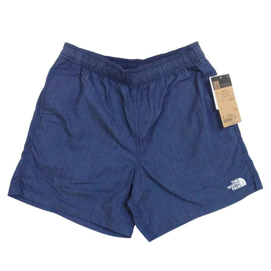 THE NORTH FACE ノースフェイス NB42152 国内正規品 NYLON DENIM VERSATILE SHORT ナイロン デニム バーサタイル ショーツ ショートパンツ インディゴブルー系 M【新古品】【未使用】【中古】