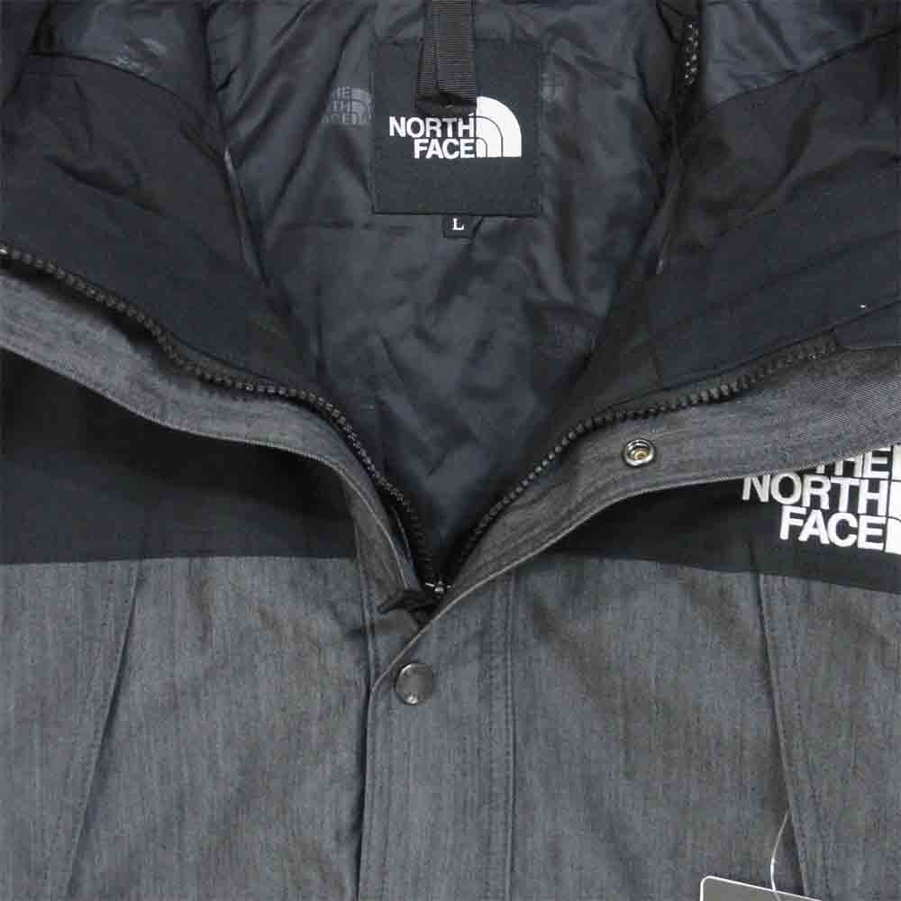 THE NORTH FACE ノースフェイス NP12032  国内正規品 MOUNTAIN LIGHT DENIM JACKET マウンテン ライト デニム ジャケット ブラックデニム L【新古品】【未使用】【中古】
