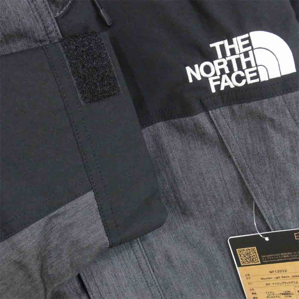 THE NORTH FACE ノースフェイス NP12032  国内正規品 MOUNTAIN LIGHT DENIM JACKET マウンテン ライト デニム ジャケット ブラックデニム L【新古品】【未使用】【中古】