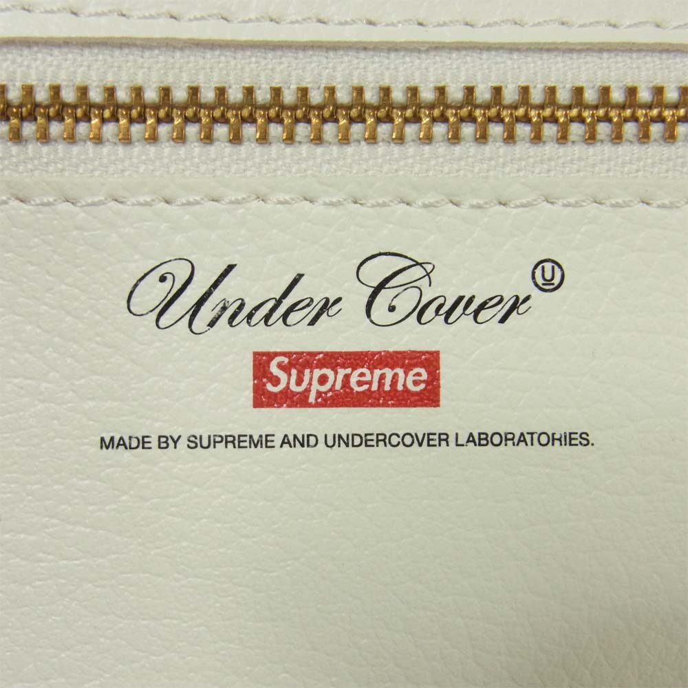 Supreme シュプリーム 18SS SPU6P01 アンダーカバー UNDERCOVER Public Enemy Medallion Pouch パブリック エネミー メダリオン ポーチ ホワイト系 ブラック系【美品】【中古】
