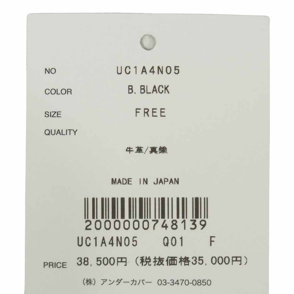 UNDERCOVER アンダーカバー 21SS UC1A4N05 ピラミッド スタッズ レザー チョーカー ブラック系 FREE【中古】