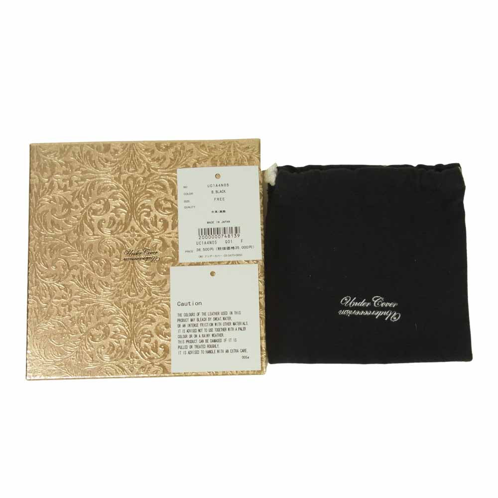 UNDERCOVER アンダーカバー 21SS UC1A4N05 ピラミッド スタッズ レザー チョーカー ブラック系 FREE【中古】