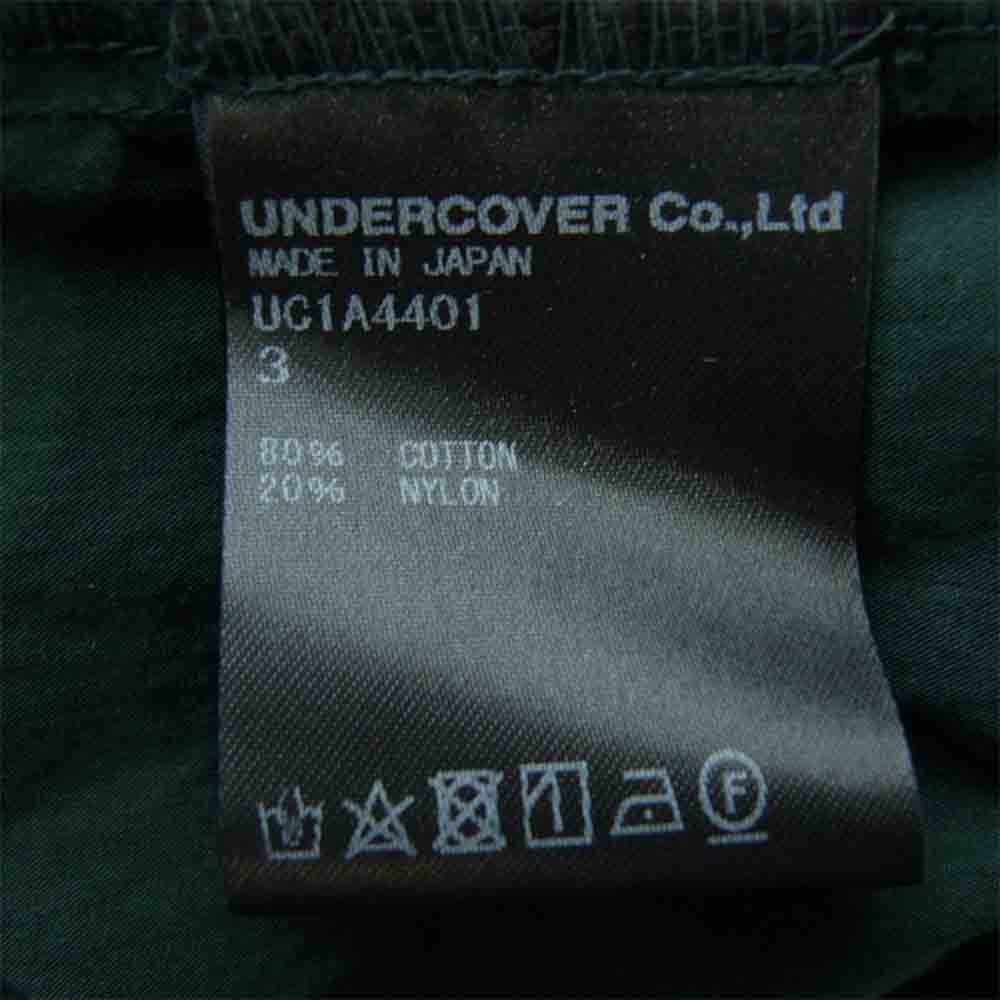 UNDERCOVER アンダーカバー 21SS UC1A4401 TYPE WRITER Shirt タイプライターシャツ グリーン系 3【中古】