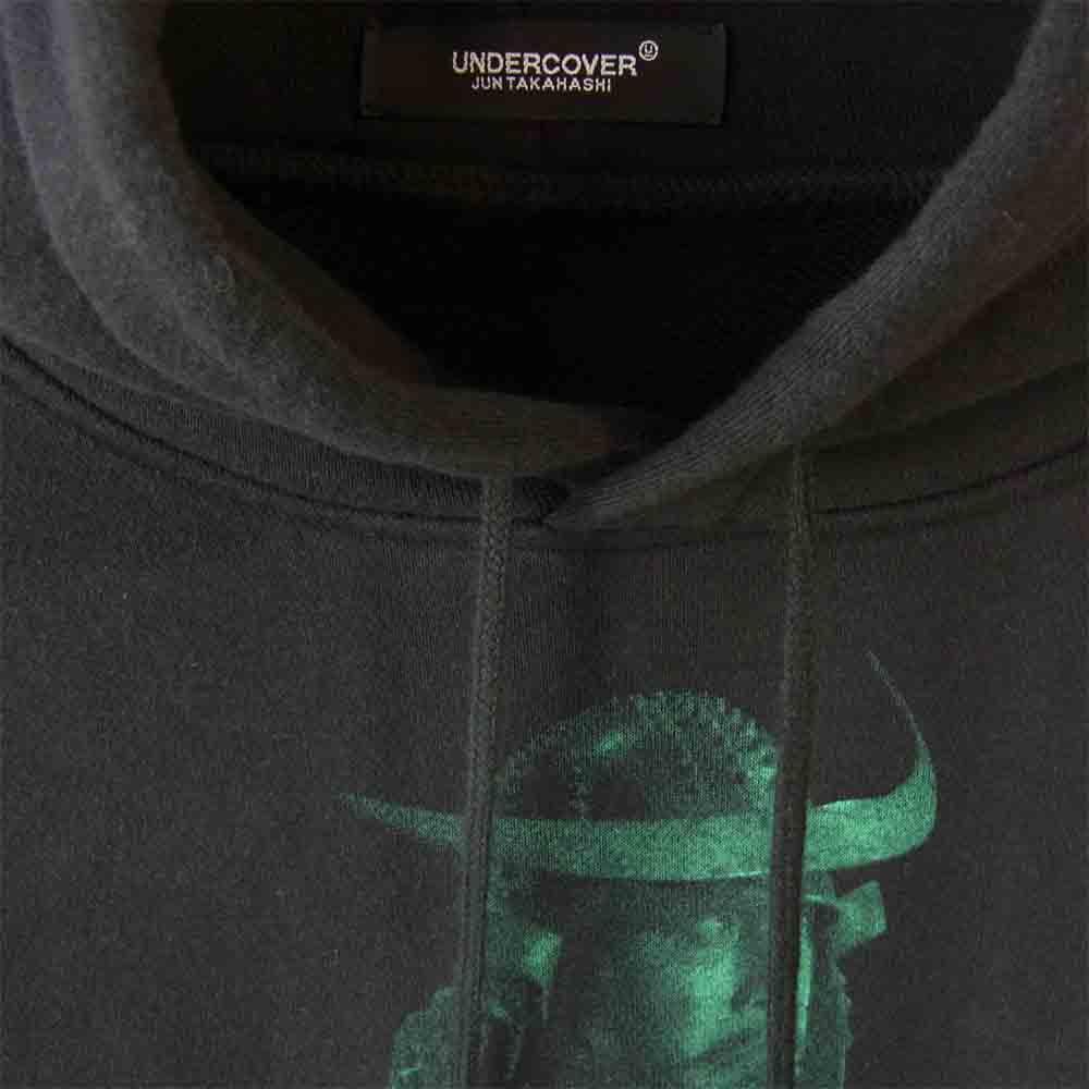 UNDERCOVER アンダーカバー 20AW UCZ4893-7 SWEATSHIRT 蜘蛛巣城コラボフーディー スウェットシャツ ブラック系 3【美品】【中古】