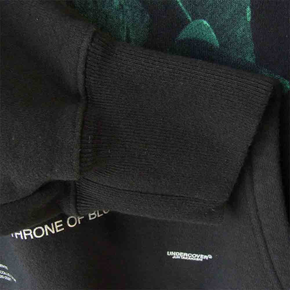 UNDERCOVER アンダーカバー 20AW UCZ4893-7 SWEATSHIRT 蜘蛛巣城コラボフーディー スウェットシャツ ブラック系 3【美品】【中古】