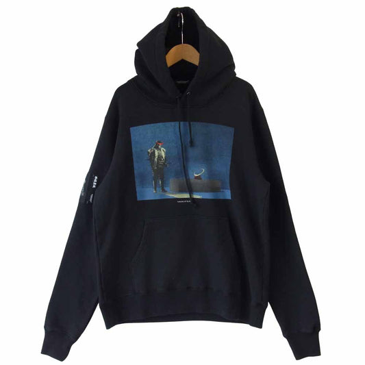 UNDERCOVER アンダーカバー 20AW UCZ4893-8 HOODIE 棺 プルオーバー パーカー 蜘蛛巣城コラボフーディー ブラック系 3【美品】【中古】