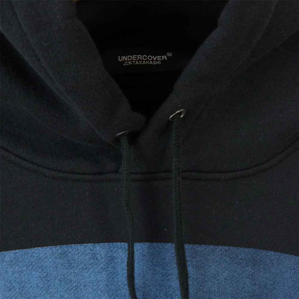 UNDERCOVER アンダーカバー 20AW UCZ4893-8 HOODIE 棺 プルオーバー パーカー 蜘蛛巣城コラボフーディー ブラック系 3【美品】【中古】